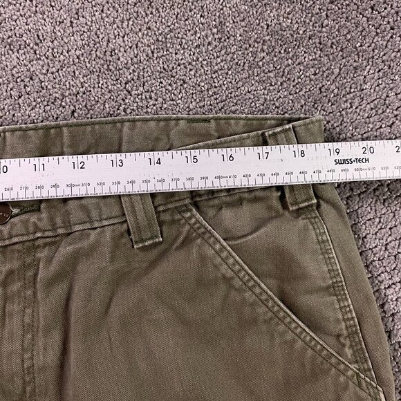 Carhartt B324 ARG Pants Men's 38 x 30 Fits 37.5 x 29 Green Canvas Carpenter - Picture 12 of 16